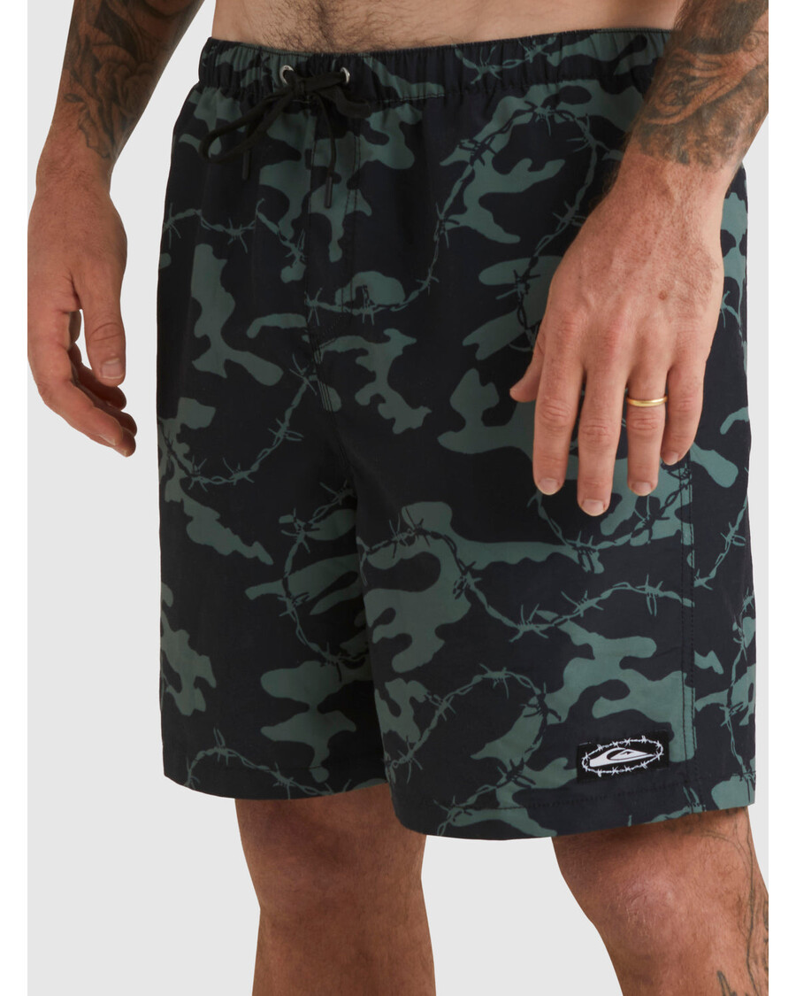 Quik Silver Mikey 18" Swim Trunks - Black