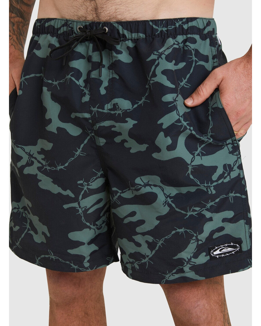 Quik Silver Mikey 18" Swim Trunks - Black