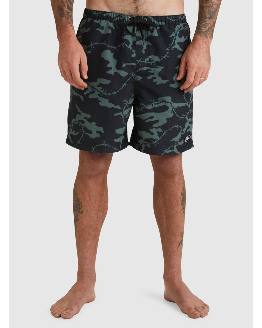 Quik Silver Mikey 18" Swim Trunks - Black