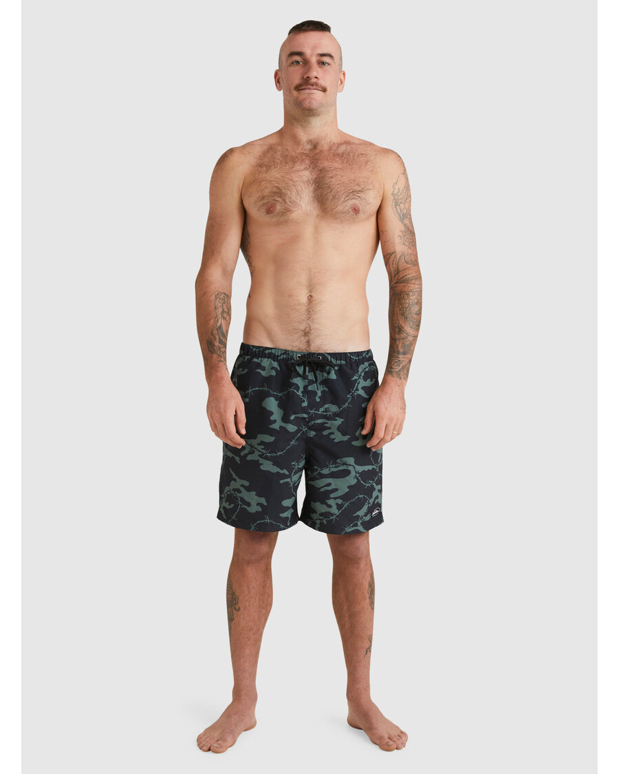 Quik Silver Mikey 18" Swim Trunks - Black