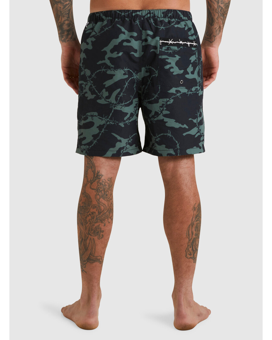 Quik Silver Mikey 18" Swim Trunks - Black