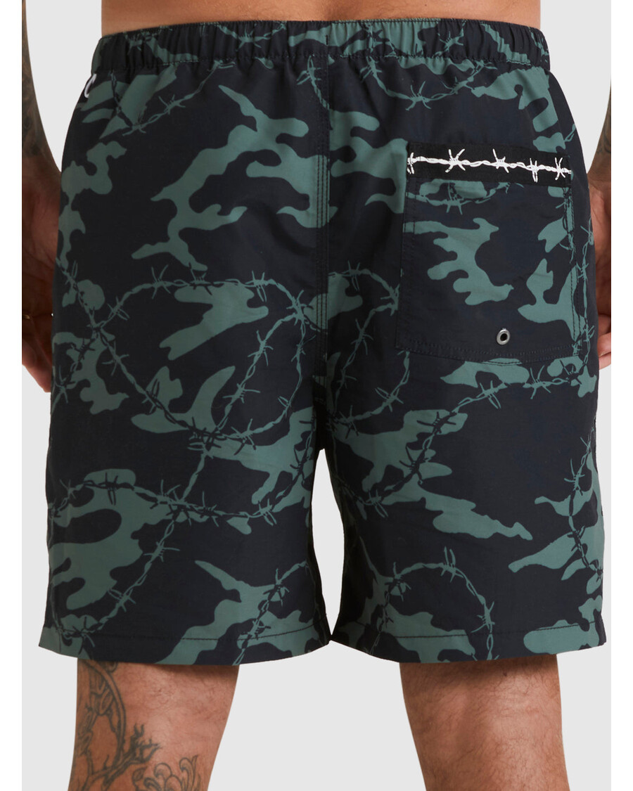 Quik Silver Mikey 18" Swim Trunks - Black