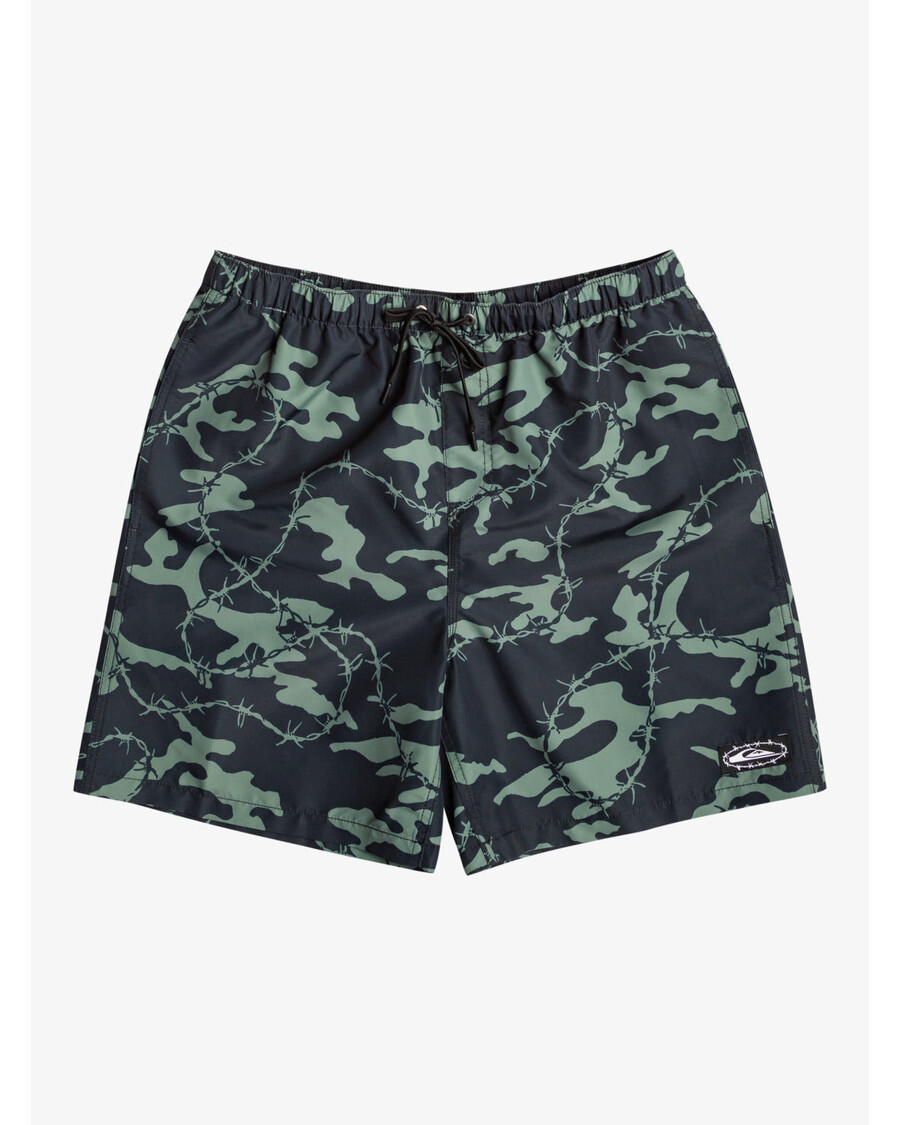 Quiksilver Mikey 18" Plavky - čierne