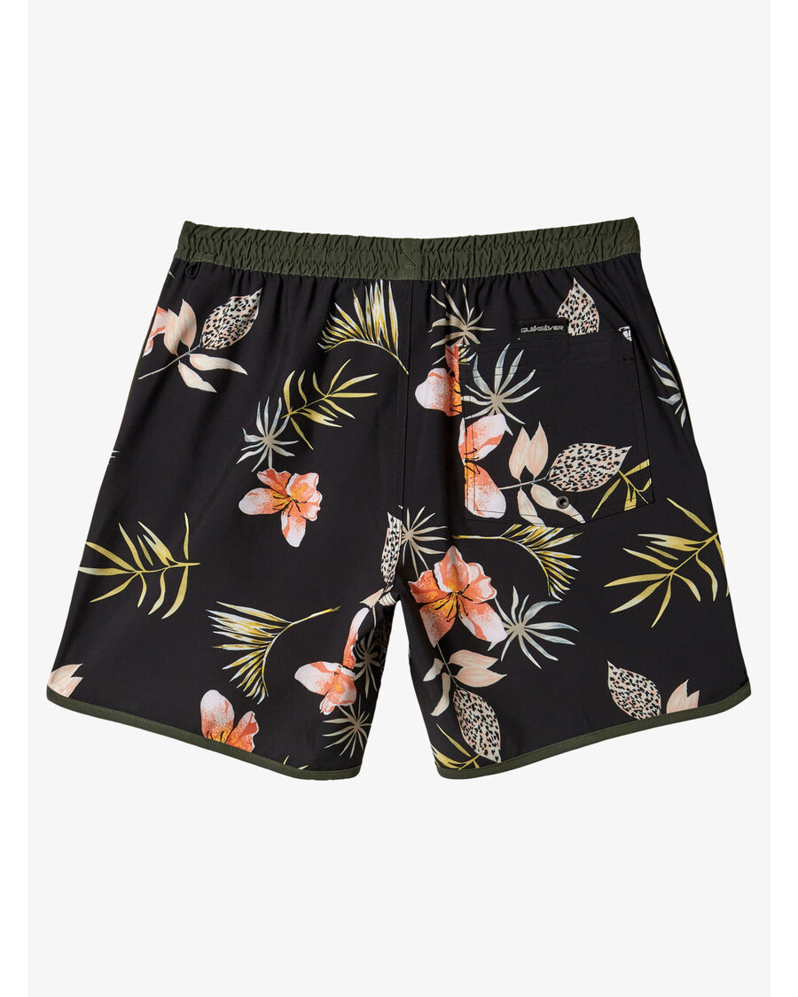 куиксилвер сурфсилк сцаллоп 17" купаће гаће - црне