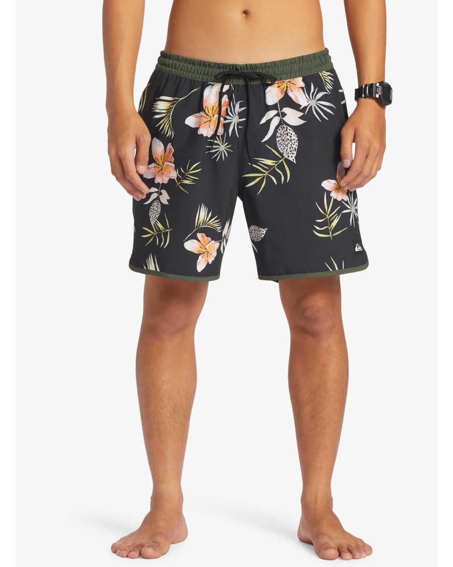 куиксилвер сурфсилк сцаллоп 17" купаће гаће - црне