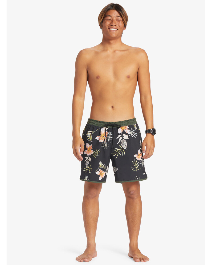 куиксилвер сурфсилк сцаллоп 17" купаће гаће - црне