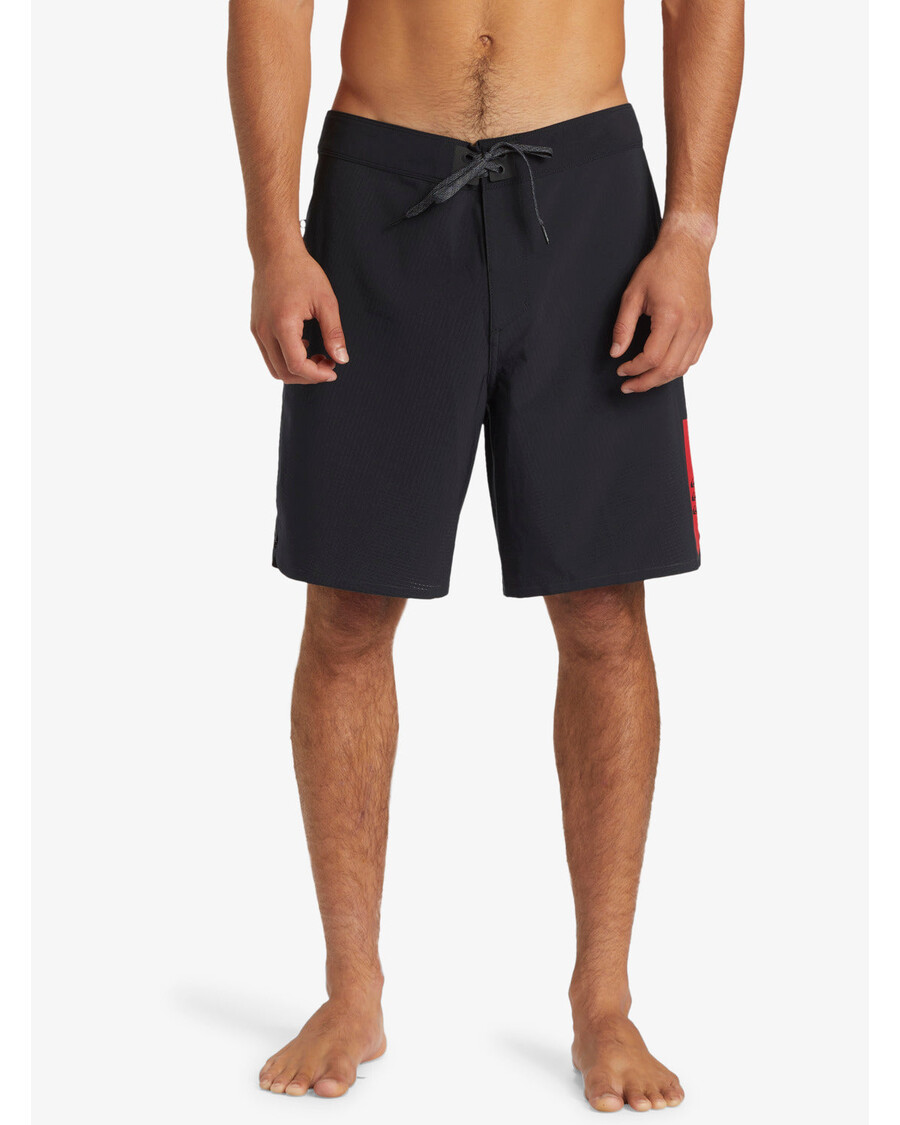 куиксилвер хигхлине про сцаллоп 19" кратке хлаче - црне