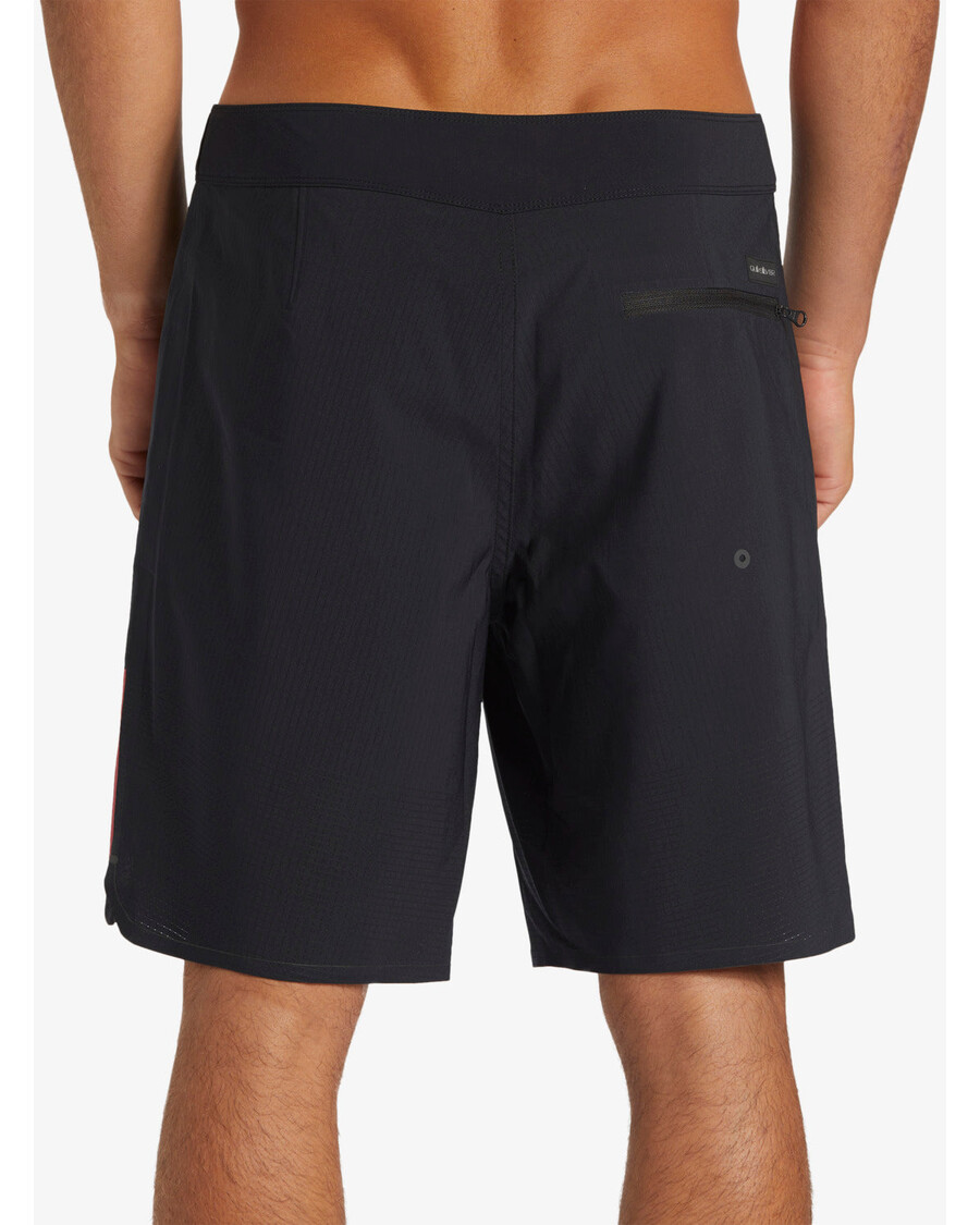 куиксилвер хигхлине про сцаллоп 19" кратке хлаче - црне