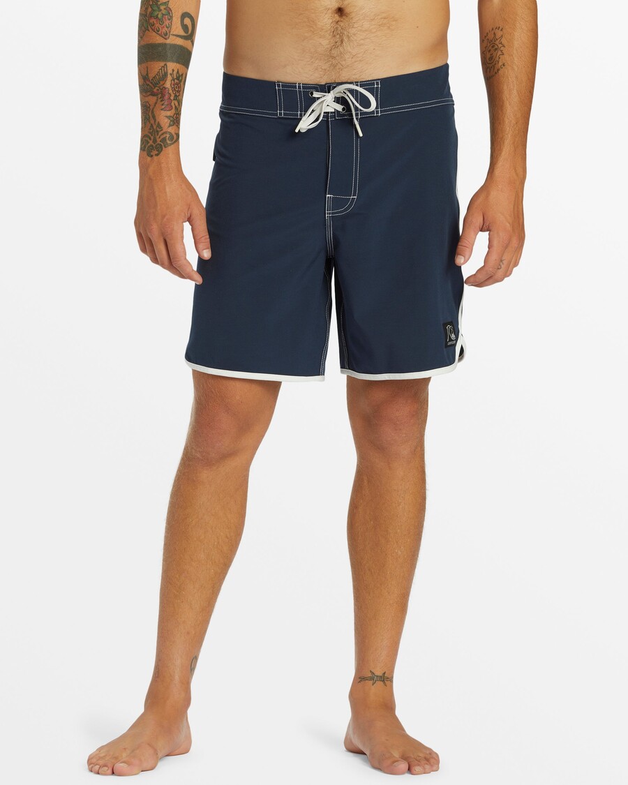 Quiksilver Original Scallop 18" Boardshorts - Dark Navy