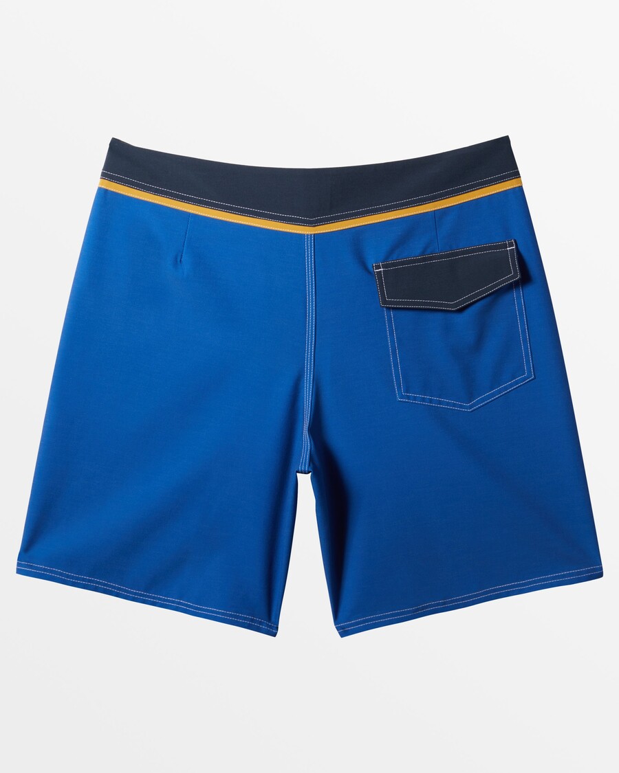 Quiksilver Originálna Rovná Noha Pevná 18" Boardshorts - Monaco Blue