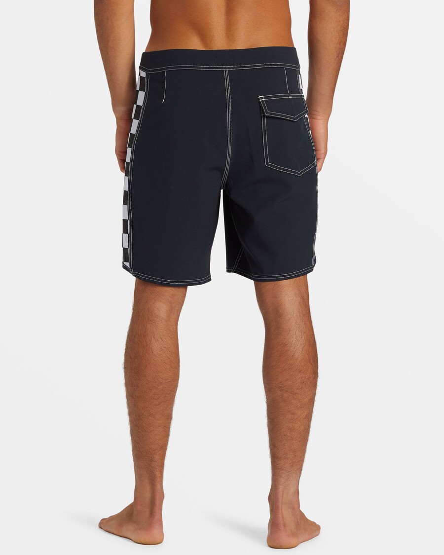 κουκσιλβερ αυθεντικό αψιδωτό σορτς 18" - μαύρο