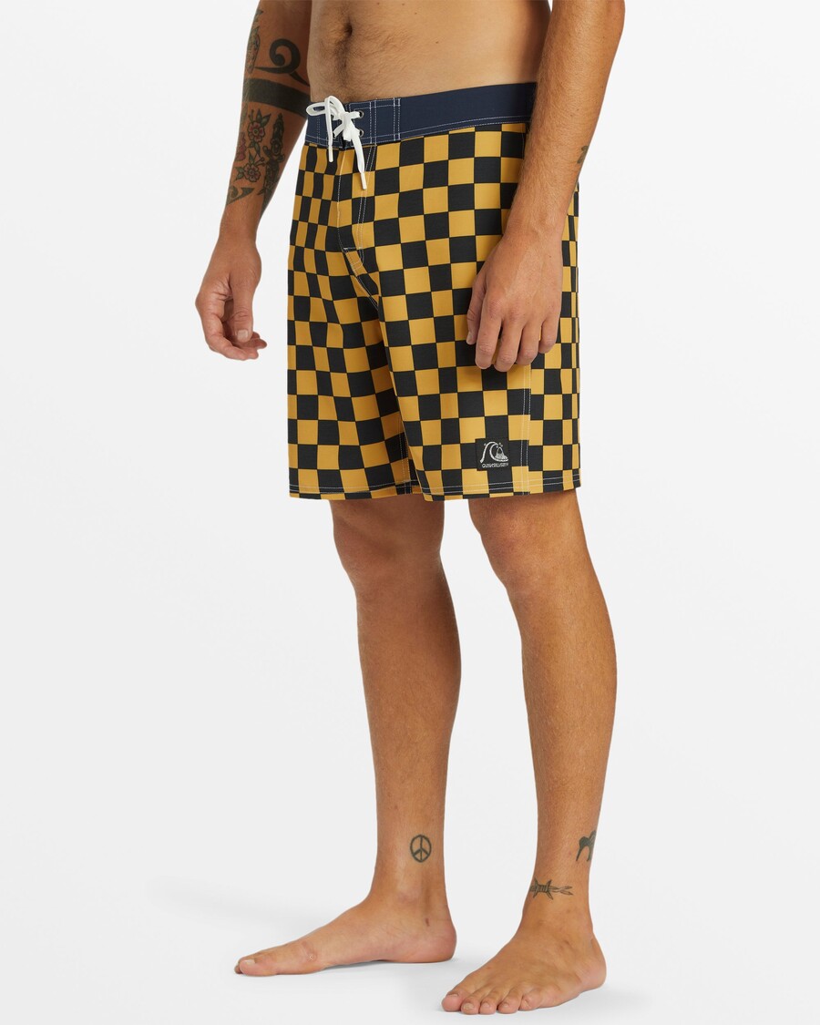 Quik Silver Original Straight Leg 18" Boardshorts - Mustard