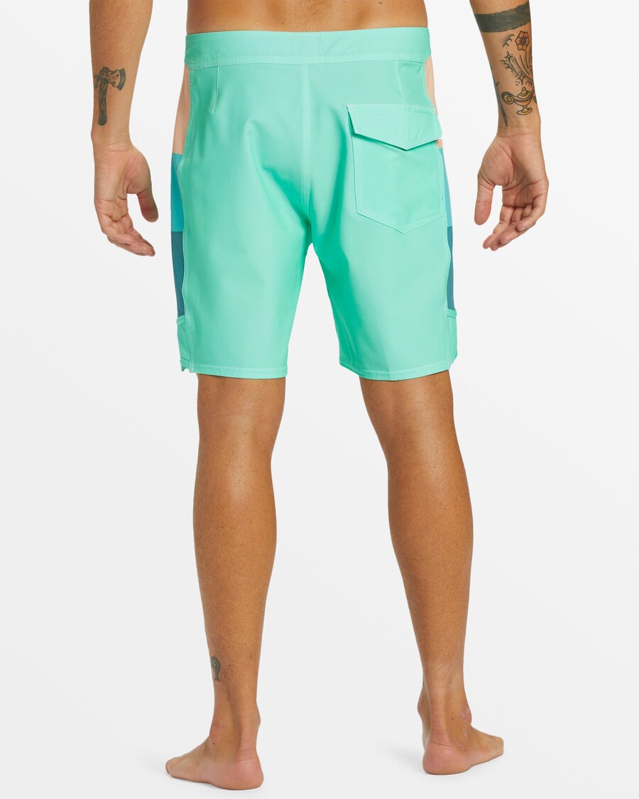 Quiksilver Original Buepanel 18" Boardshorts - Skrått Glass