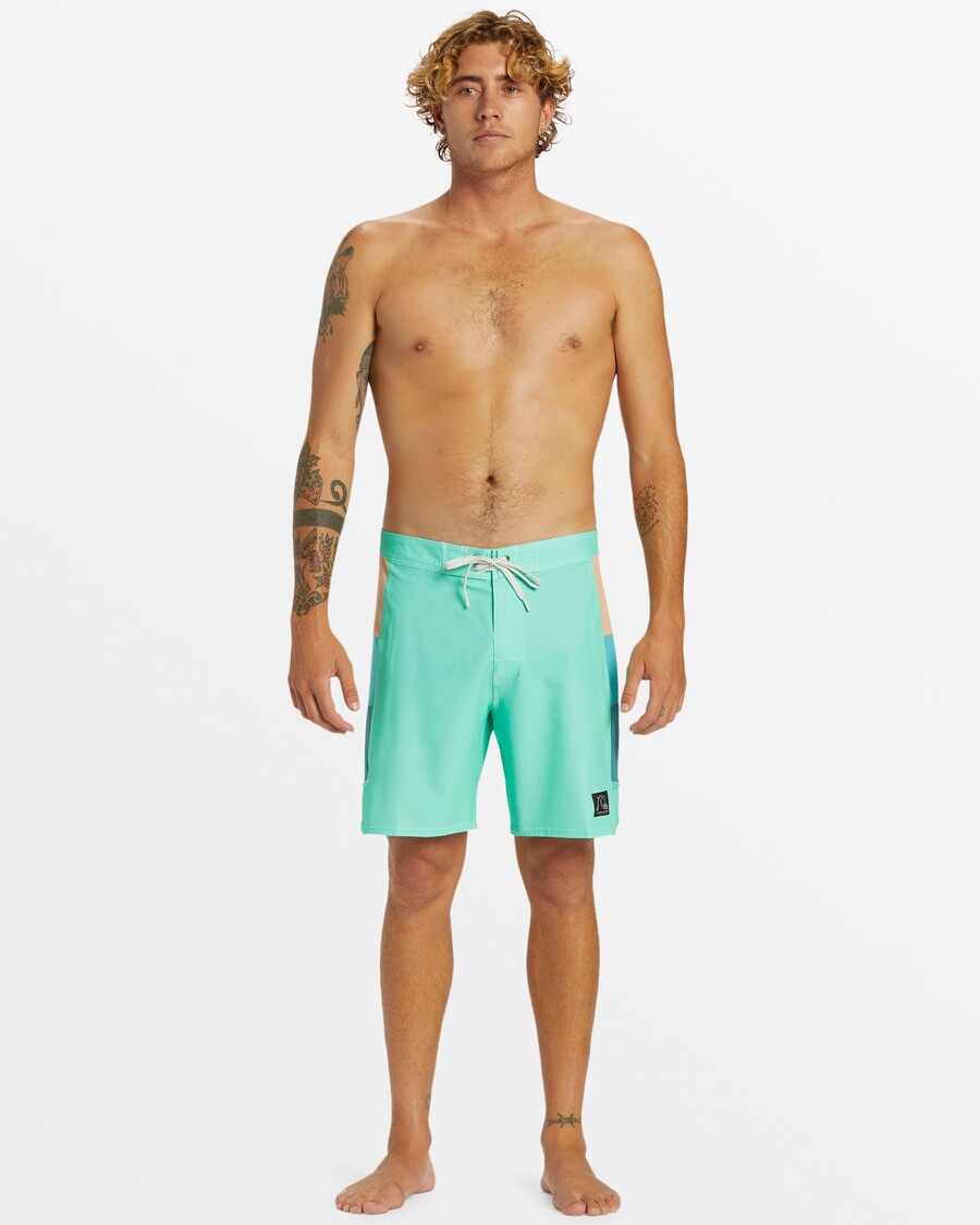 Quiksilver Original Buepanel 18" Boardshorts - Skrått Glass