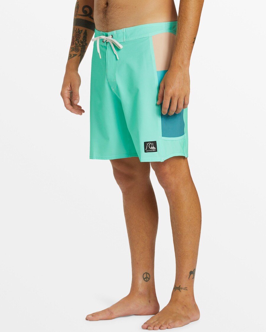 Quiksilver Original Buepanel 18" Boardshorts - Skrått Glass