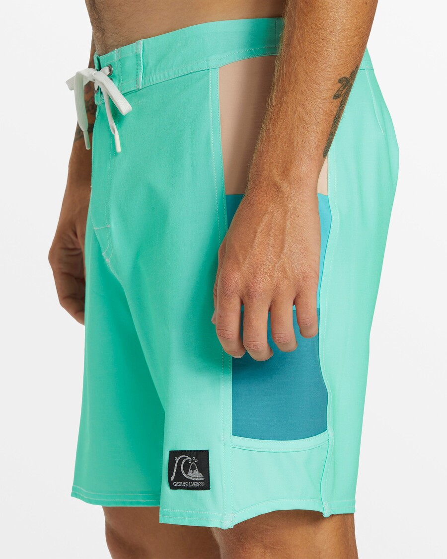 Quiksilver Original Buepanel 18" Boardshorts - Skrått Glass