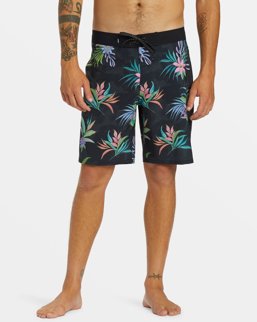 Quiksilver Highline Rovná Noha 19" Boardshorts - Asfalt