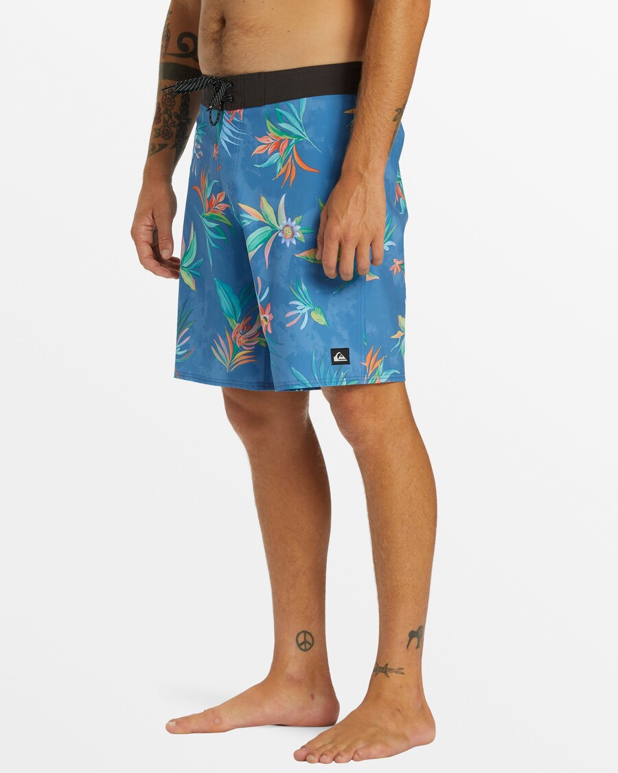 Quik Silver Surfsilk Straight Leg 19" Boardshorts - Star Sapphire