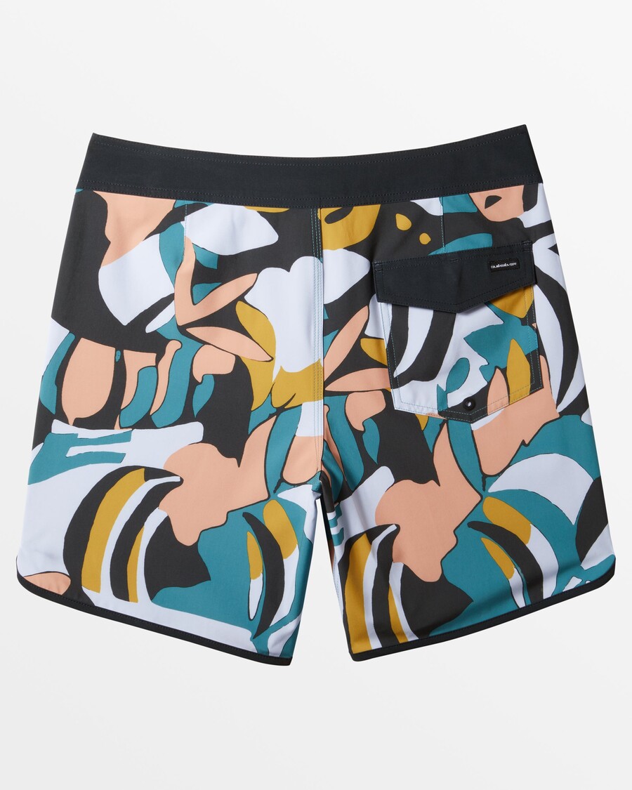 куиксилвер сурфсилк сцаллоп 19" боардсхортс - црне