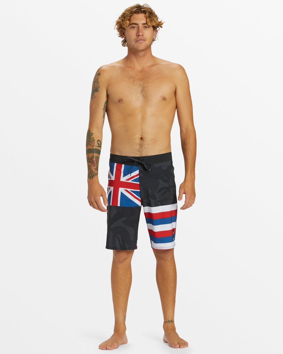 Quik Silver Surfsilk Hawaii Flyer 20" Boardshorts - Black