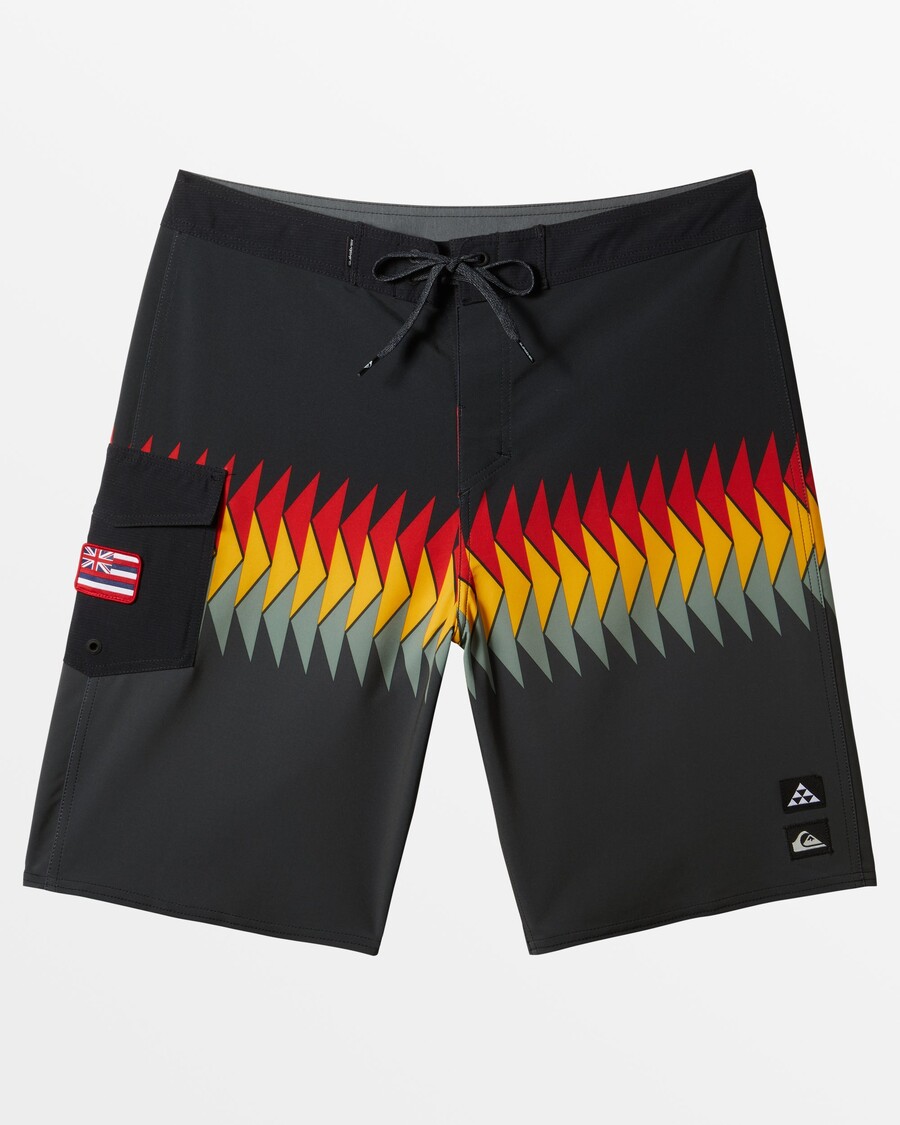 Quik Silver Surfsilk Hawaii Straight 21" Boardshorts - Black