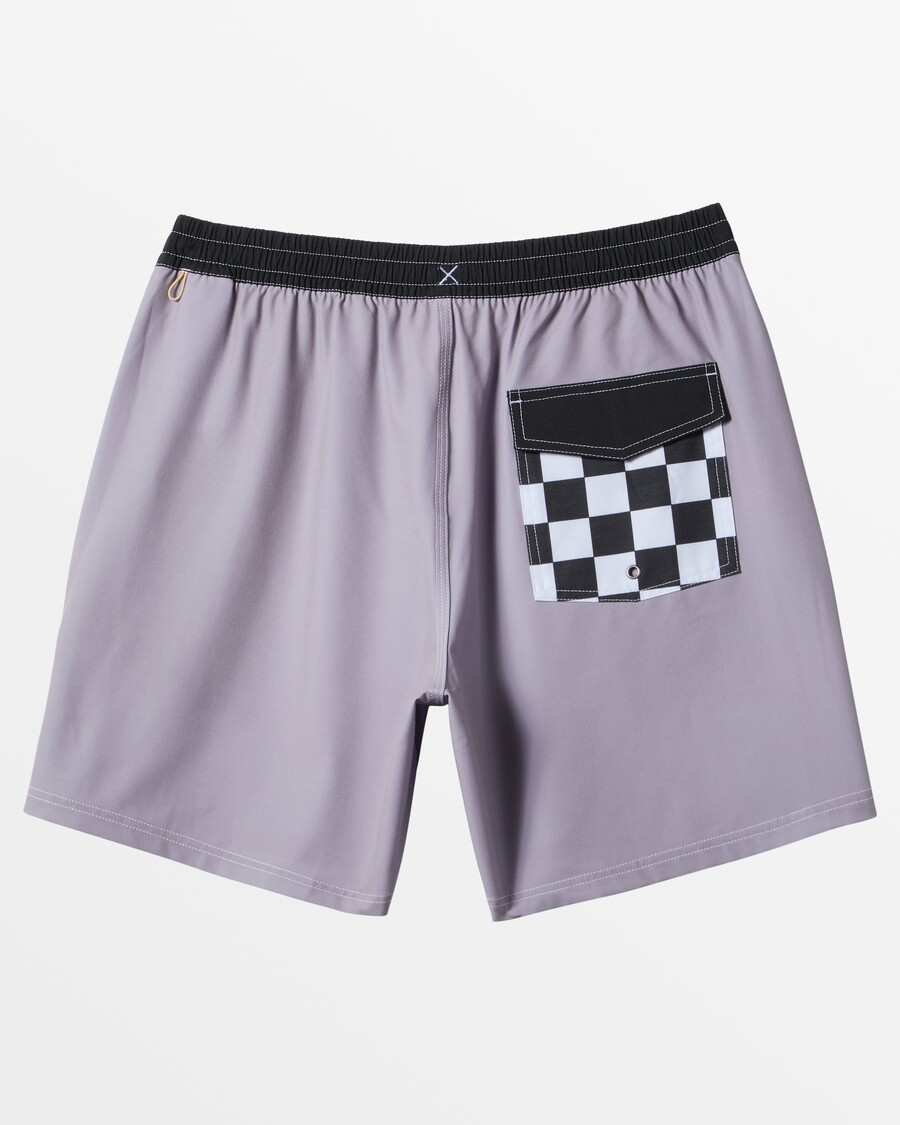 Quik Silver Original Straight 17" Swim Trunks - Minimal Gray