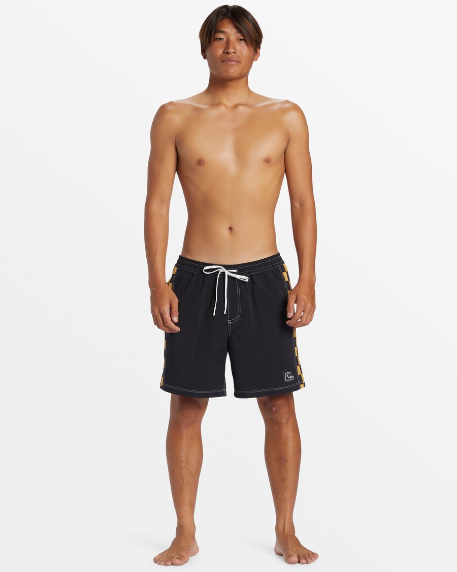 Quik Silver Original Arch 17" Swim Trunks - Black