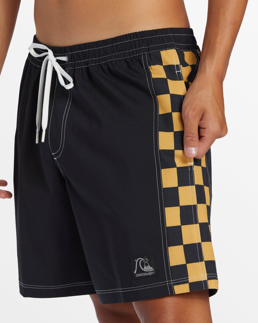 Quik Silver Original Arch 17" Swim Trunks - Black