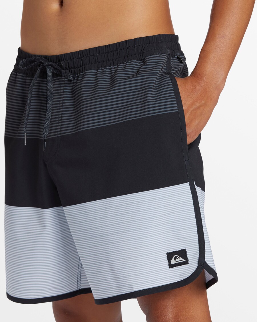 Quik Silver Surfsilk Tijuana 17" Swim Trunks - Black