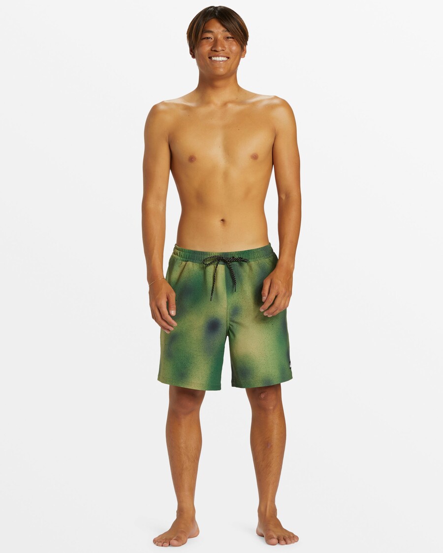 Quik Silver Surfsilk Mix 17" Swim Trunks - Camo