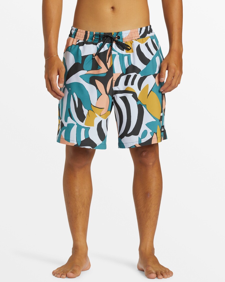 Quiksilver Surfsilk Mix 17" μαγιό - μαύρο