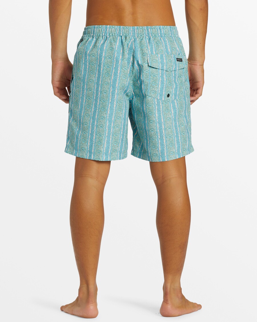 Quik Silver Remade Mix 17" Swim Trunks - Alaskan Blue