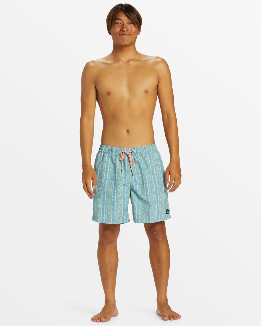 Quik Silver Remade Mix 17" Swim Trunks - Alaskan Blue