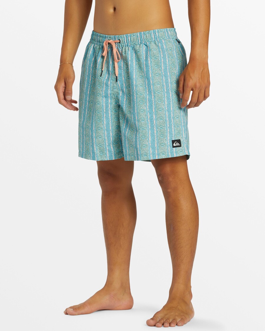 Quik Silver Remade Mix 17" Swim Trunks - Alaskan Blue