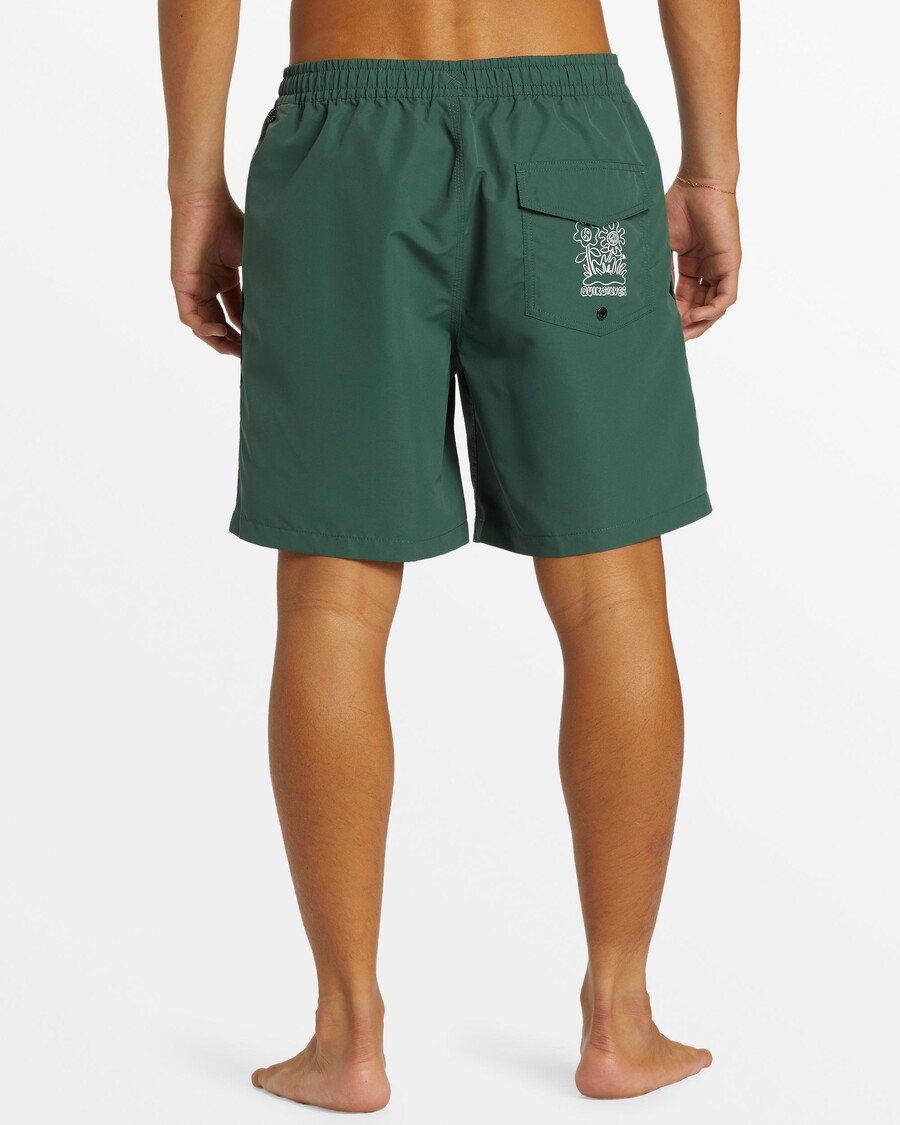 Quiksilver Remade Mix 17" Plavky - Les