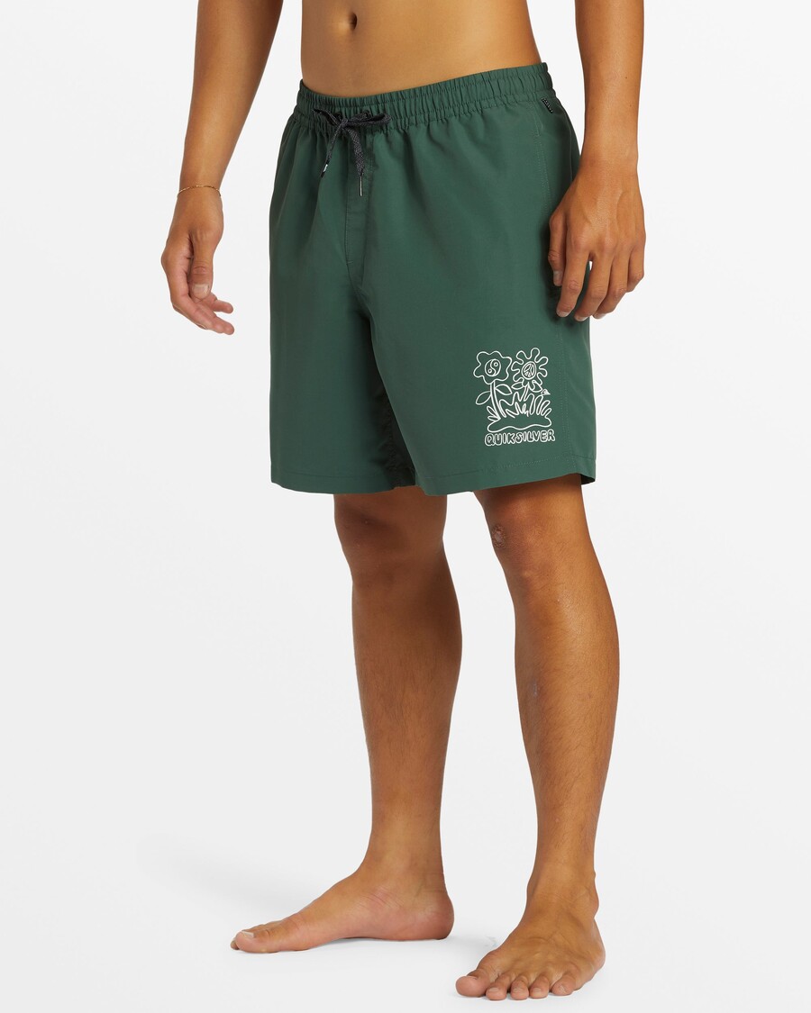 Quiksilver Remade Mix 17" Plavky - Les