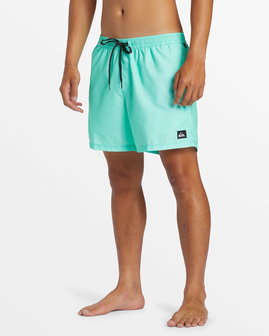 Quik Silver Everyday Solid 15" Swim Trunks - Beveled Glass