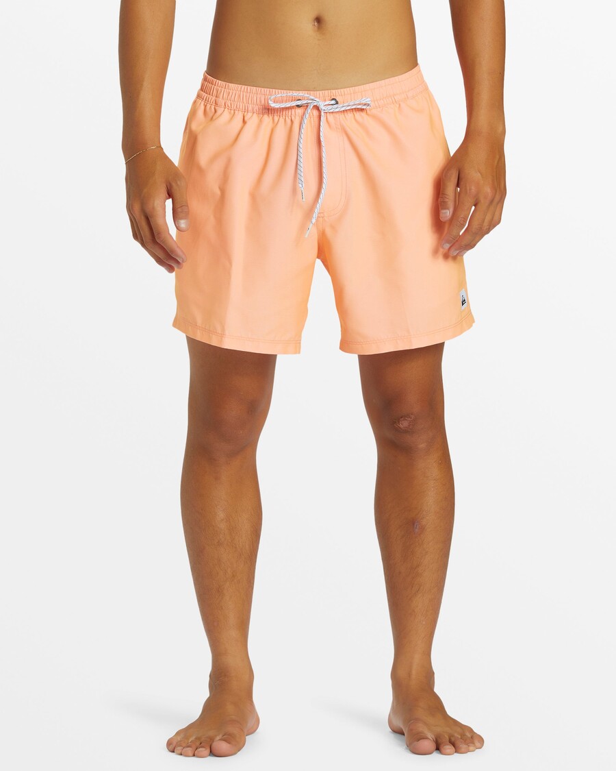 Quiksilver Vardagliga Solida 15" Badbyxor - Papaya Punch