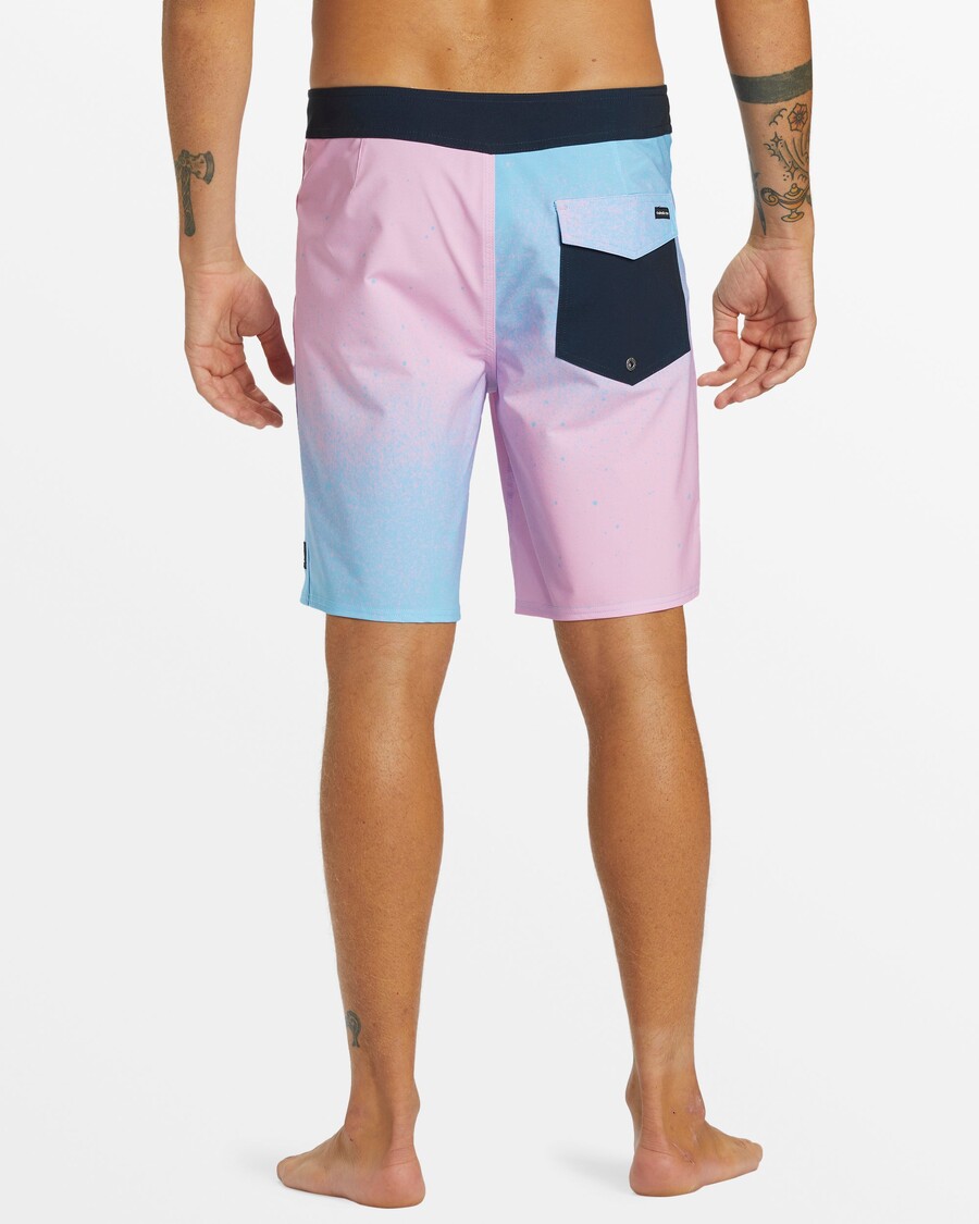 Quiksilver Surfsilk Straight Leg 19" Boardshorts - Prism Pink