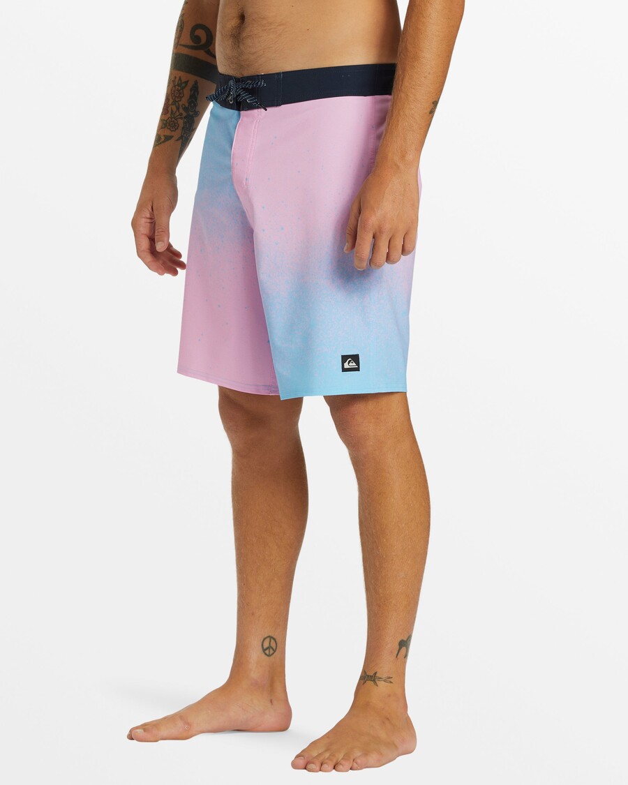 Quiksilver Surfsilk Straight Leg 19" Boardshorts - Prism Pink