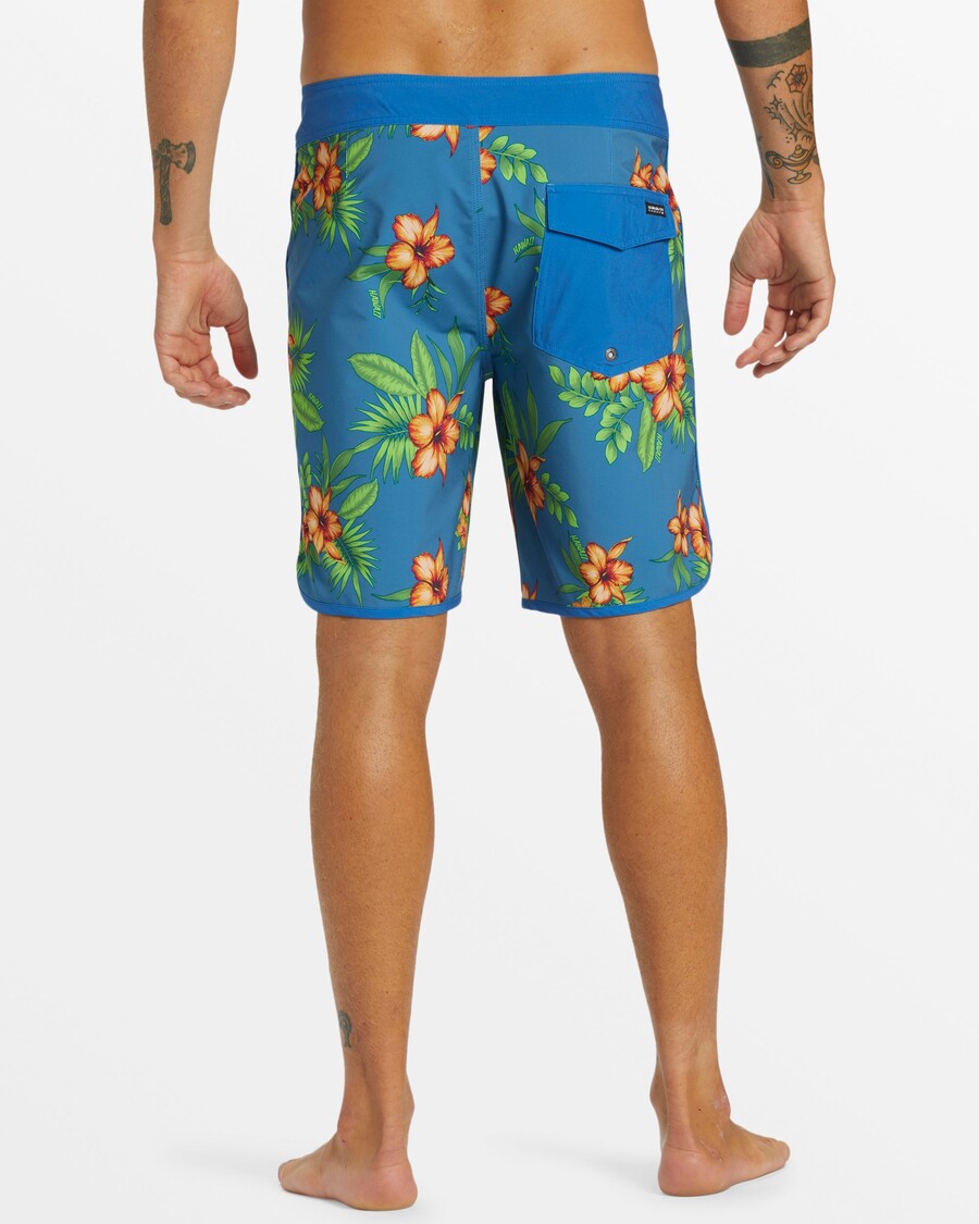 Quiksilver Surfsilk Hawaii Shoreline 19" Boardshortsit - Tähtisafiiri