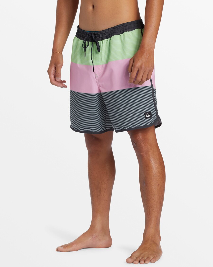 Calção De Banho Quiksilver Surfsilk Tijuana 17" - Paraíso Verde