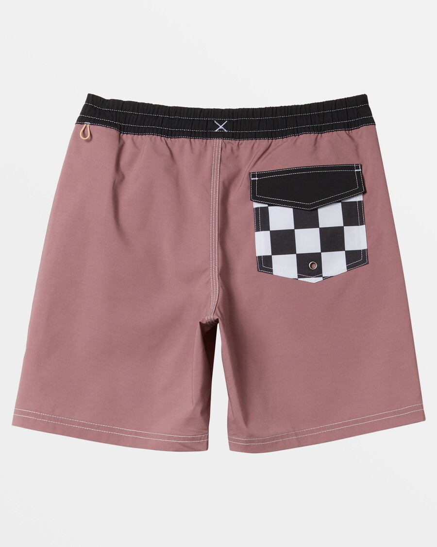 Quiksilver Boys 8-16 Originální Rovné Nohavice 15" Plavky - Grape Shake
