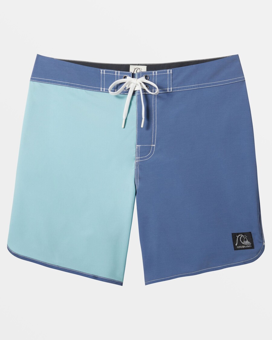 шорты Quiksilver Original с фестонами Jester 18 дюймов, винтажный цвет индиго