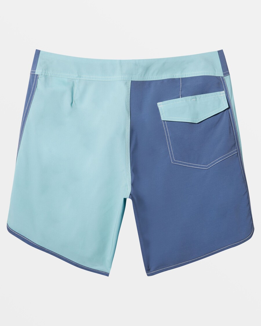 шорты Quiksilver Original с фестонами Jester 18 дюймов, винтажный цвет индиго