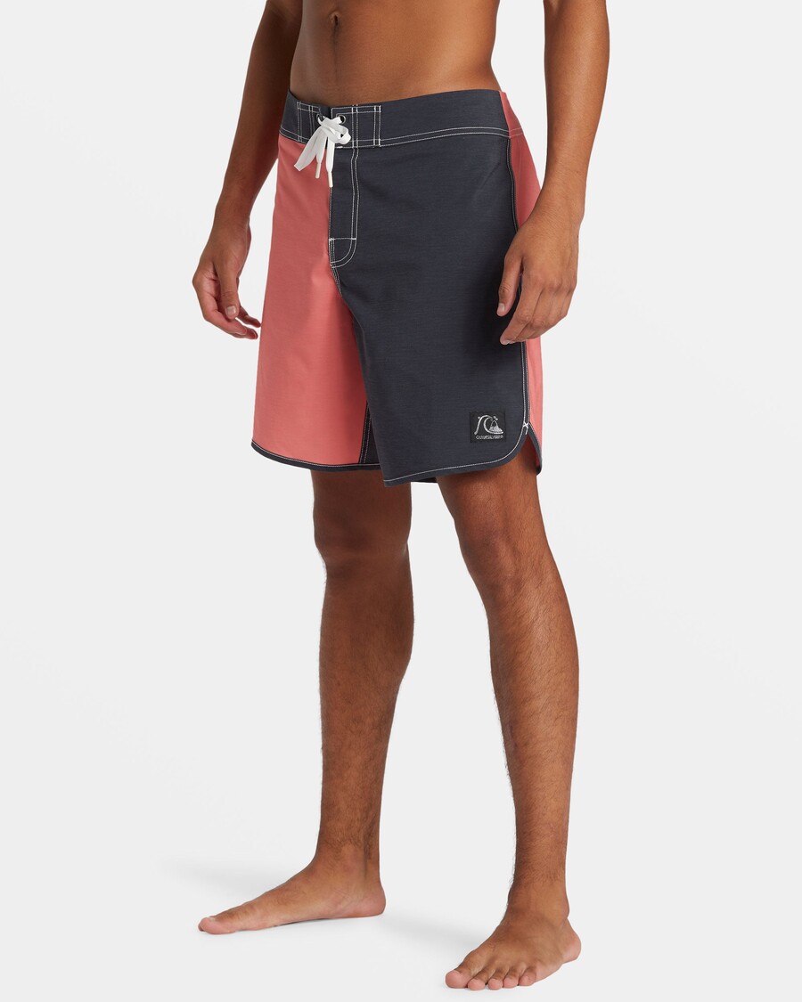 Quiksilver Alkuperäiset Scallop Jester 18" Boardshortsit - Mustat