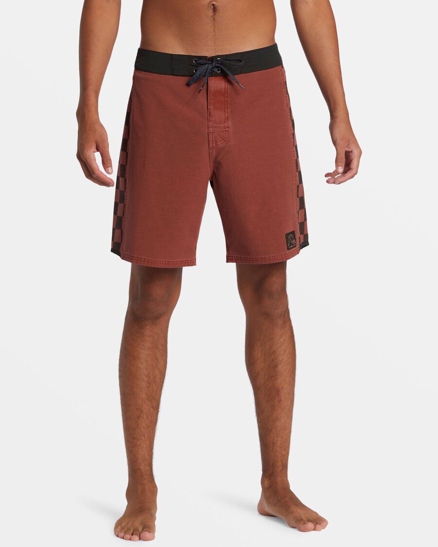 Calções De Banho Quiksilver Original Arch Hempstretch 18" - Henna