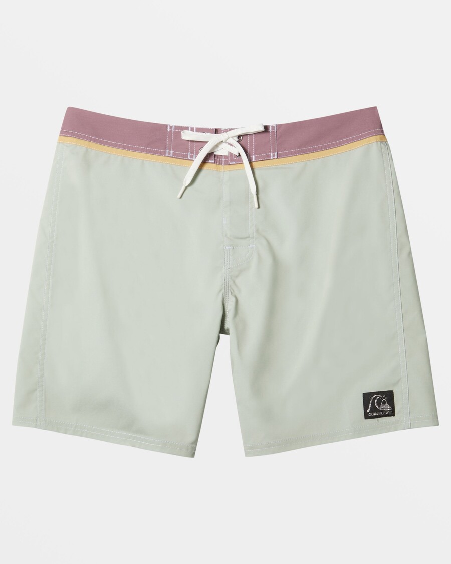 однотонные шорты прямого кроя Quiksilver Original (18 дюймов) - Desert Sage