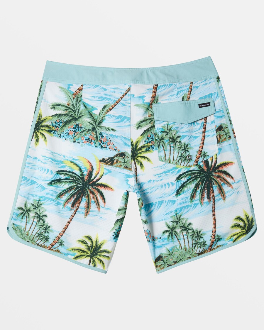 куиксилвер хигхлине сцаллоп 19" боардсхортс - акуифер