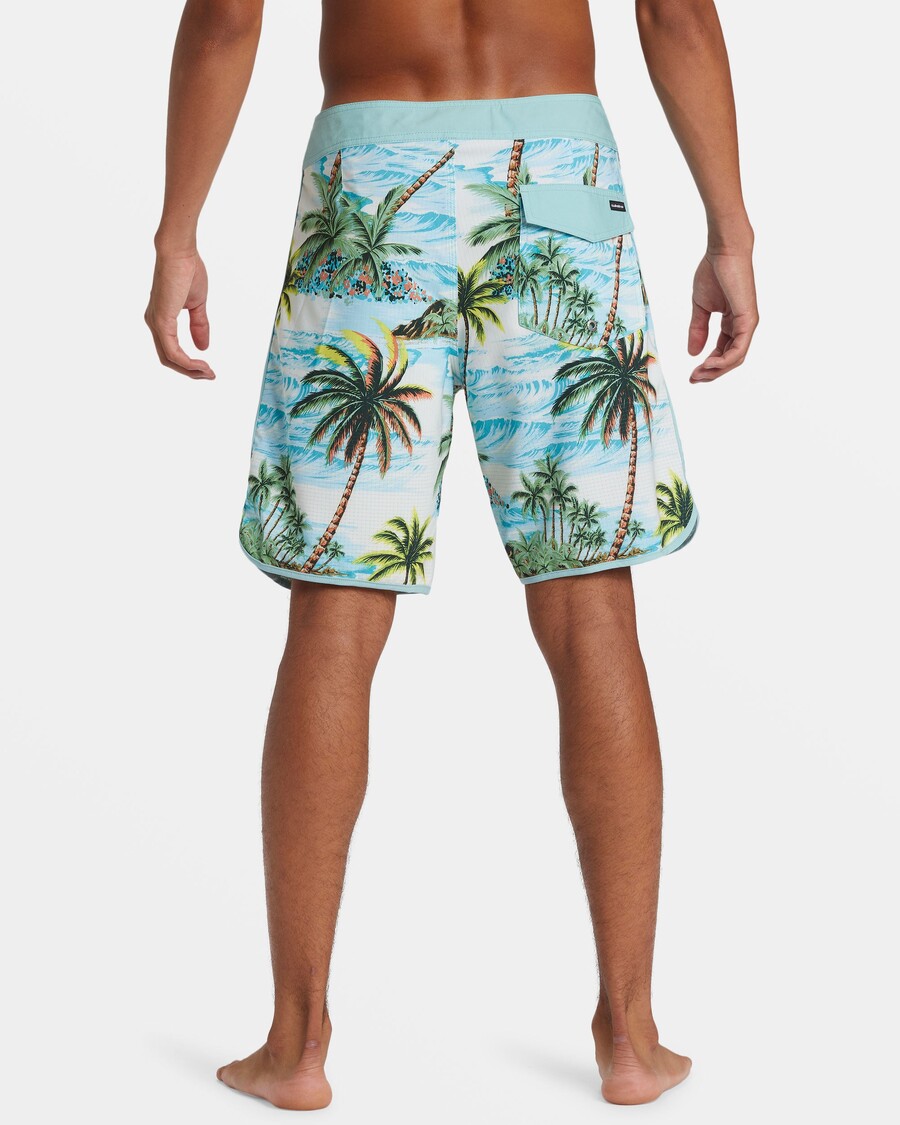 Quiksilver Highline Scallop 19" Boardshorts - Aquifer
